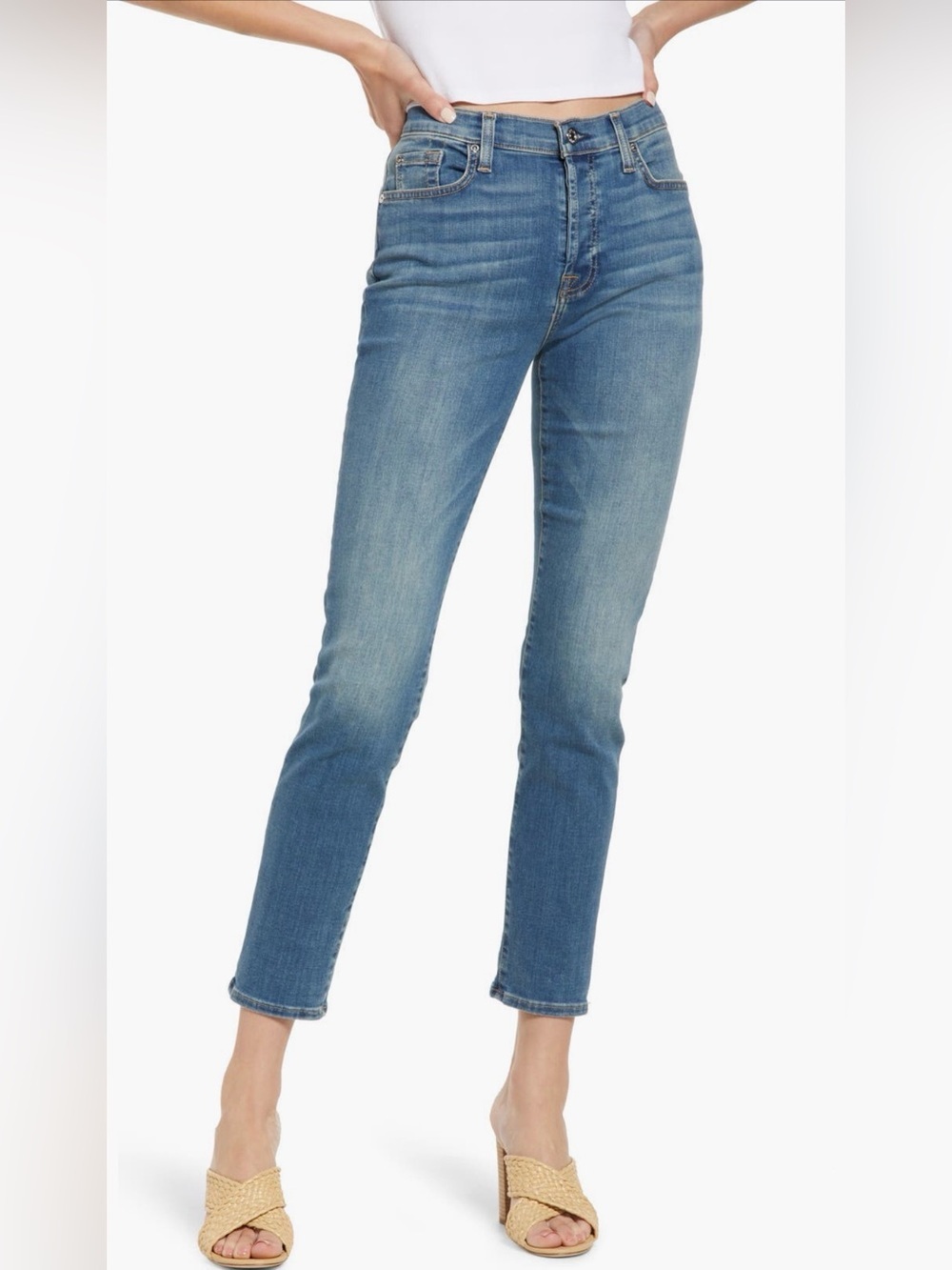 7 For All Mankind Josefina Crop Size 27